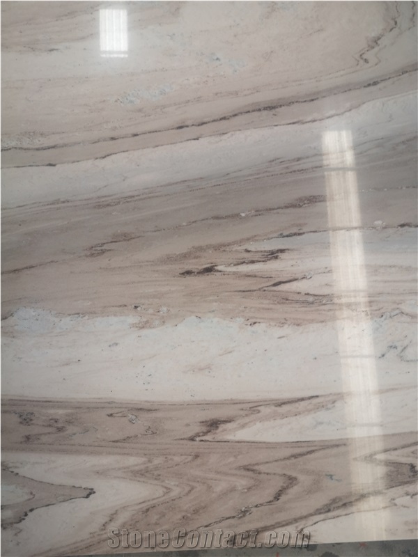 Platinum Sands Marble Backed Artificial Compound Stone For Interior