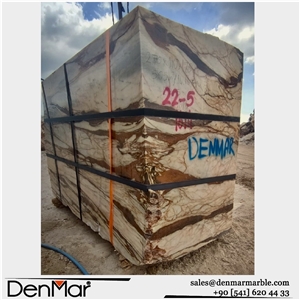 Calacatta Copper Marble Blocks