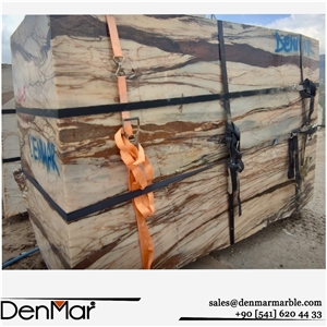 Calacatta Copper Marble Blocks