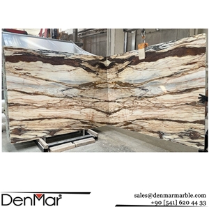 Calacatta Copper Marble Slabs
