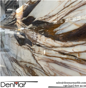 Calacatta Copper Marble Slabs