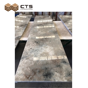 Good Look New Arrival Brown Veins Artificial Quartz Worktop