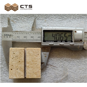 Beige Travertine Name Card Holder Custom Size Wholesale