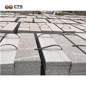 G602 Cheap Grey Granite Stair Riser  Wholesale Custom Size