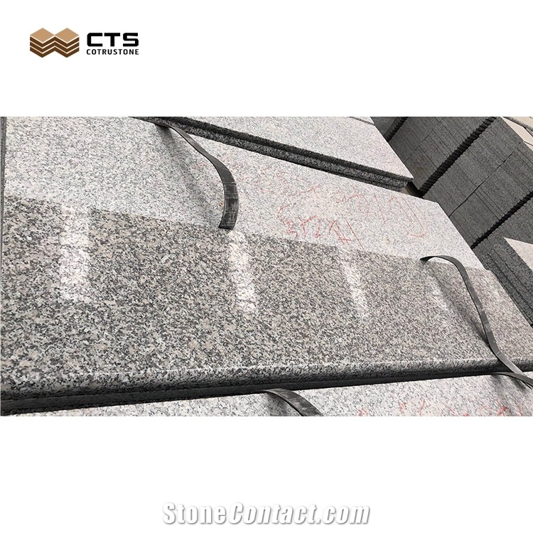 G602 Cheap Grey Granite Stair Riser  Wholesale Custom Size