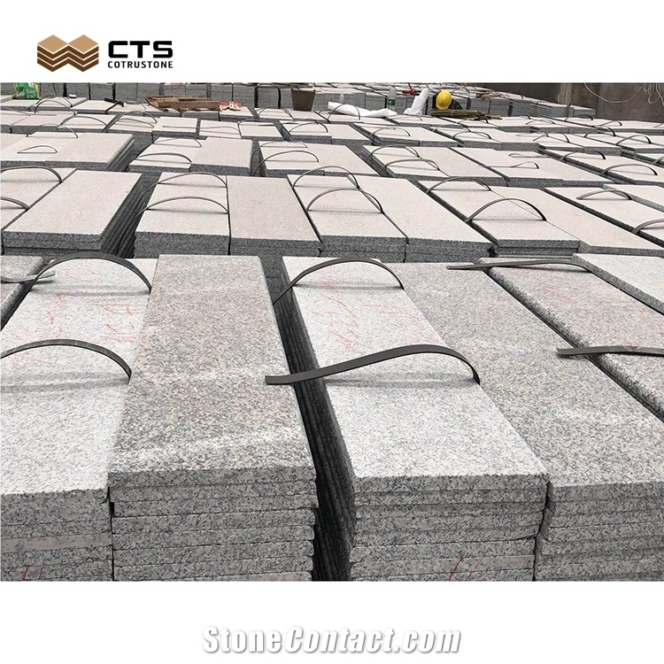 G602 Cheap Grey Granite Stair Riser  Wholesale Custom Size
