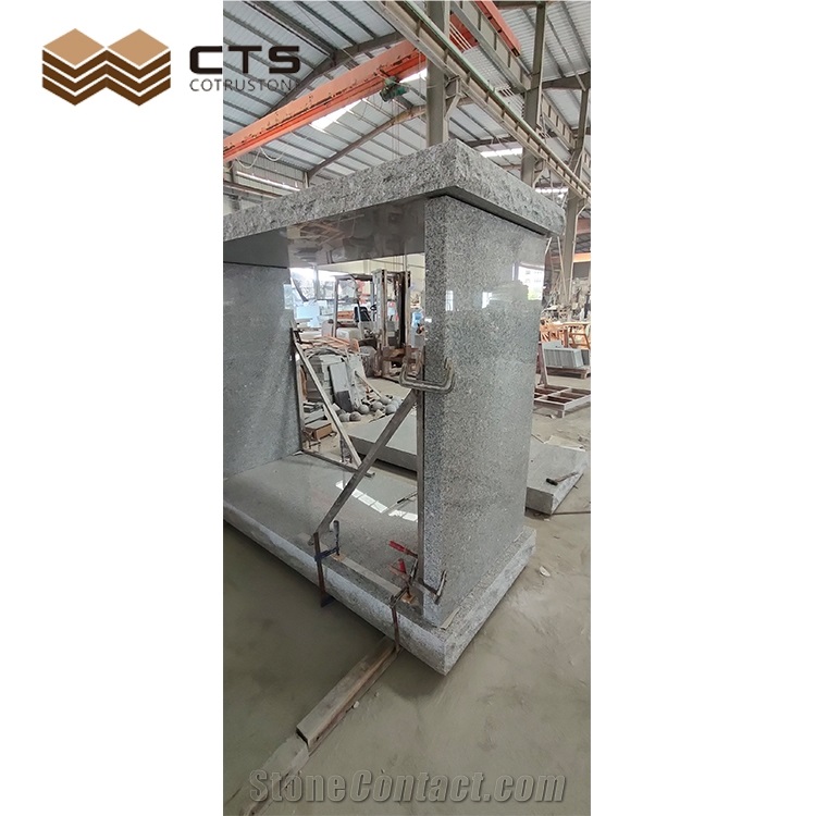 Grey Granite Columbarium Custom Size Free Drawing Canada