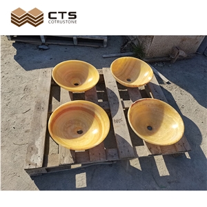 Light Through Onyx Sink Custom Design Basin Wholesale Price