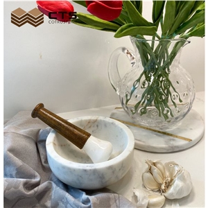 Marble Stone Mortar Coffee Grinding Bowl Wholesale Price