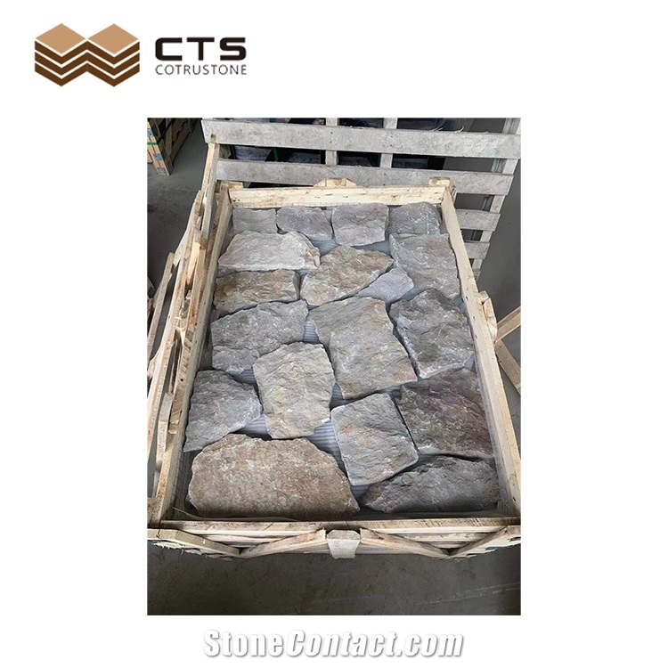 Thin Grey Culture Stone Slate Per Square Meter Cheap Price