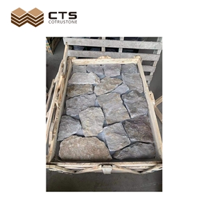 Thin Grey Culture Stone Slate Per Square Meter Cheap Price