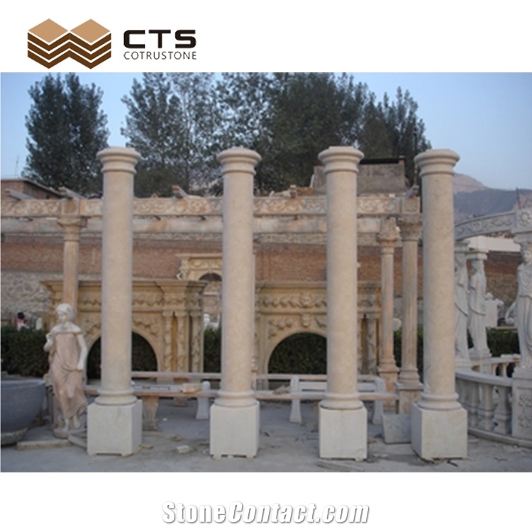 Wholesale Marble Column Custom CAD Capital Top Design