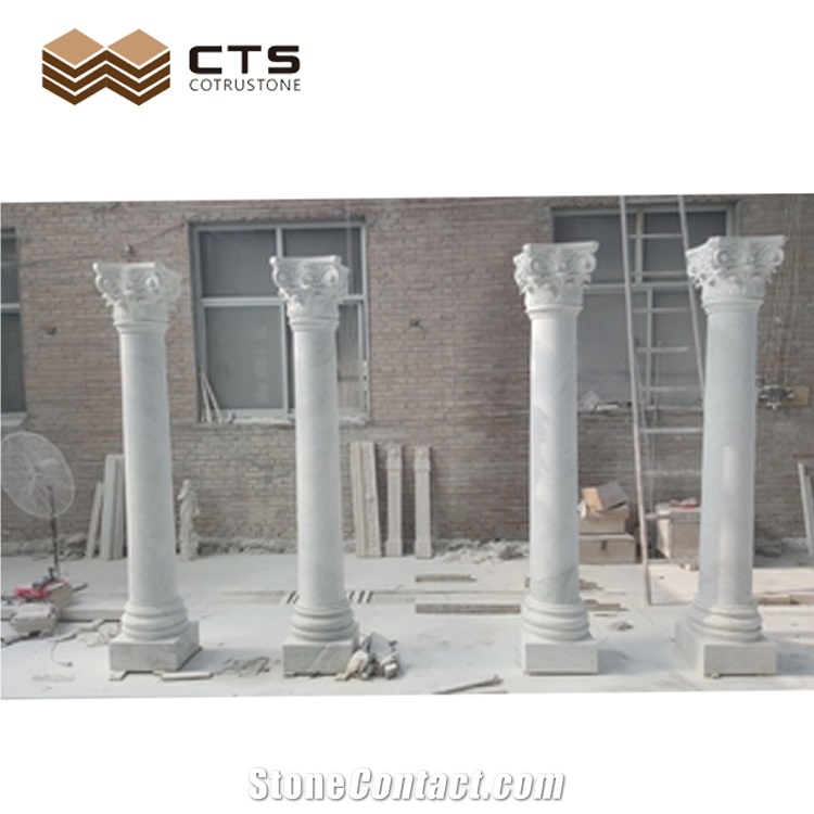 Wholesale Marble Column Custom CAD Capital Top Design