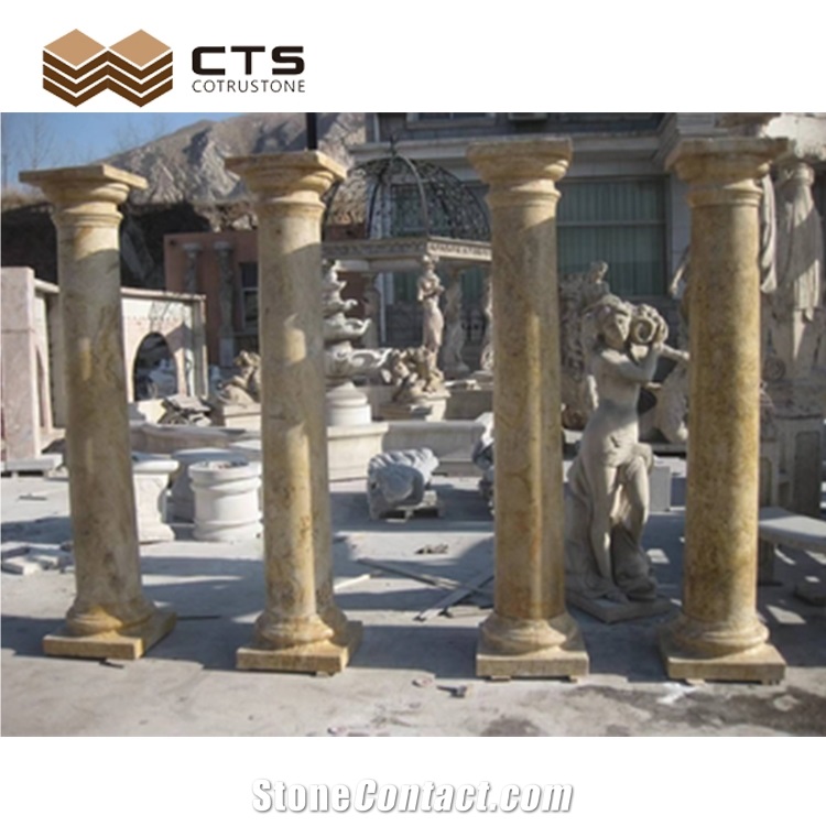 Wholesale Marble Column Custom CAD Capital Top Design