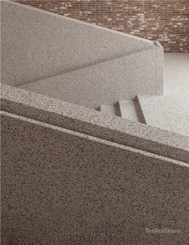Taurus Terrazzo White Stairs
