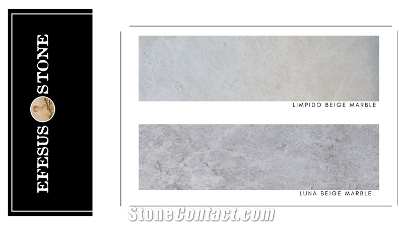Vanilla Cream Beige Marbles