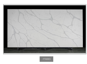 Artificial Calacatta Snow White Quartz Stone Slab In China
