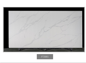 Artificial Calacatta Snow White Quartz Stone Slab In China