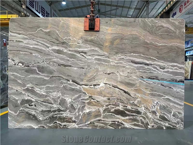 Fantasy Brown Marble Venice Glacier Sands Cadbury Slab