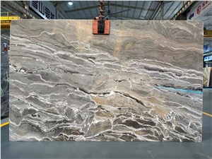 Fantasy Brown Marble Venice Glacier Sands Cadbury Slab