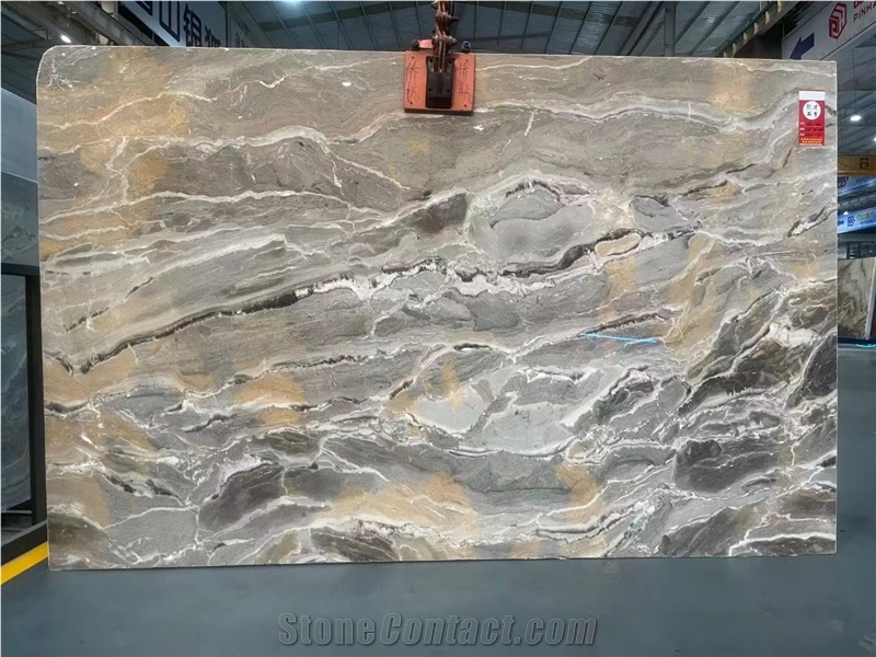 Fantasy Brown Marble Venice Glacier Sands Cadbury Slab