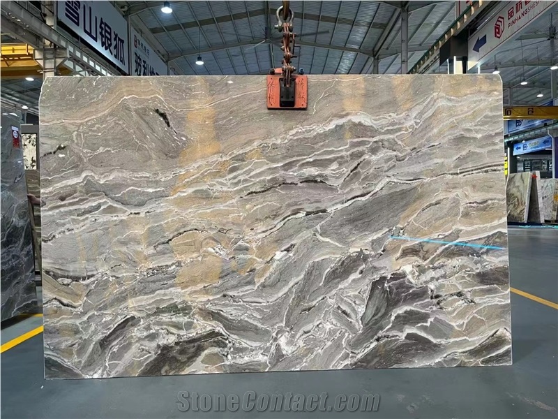 Fantasy Brown Marble Venice Glacier Sands Cadbury Slab