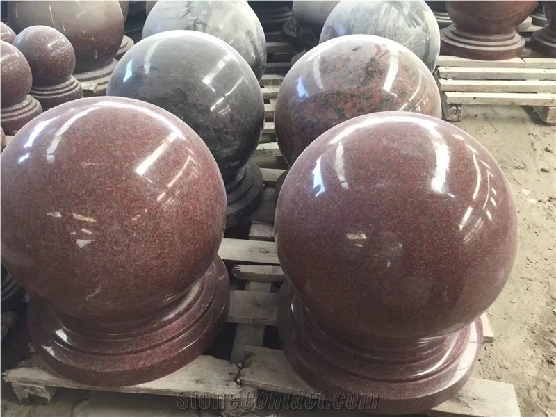 Granite Parking Stone Ball Roadblock Ball Parking Obstacle