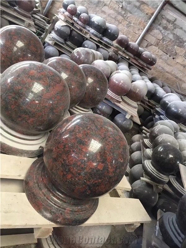 Granite Parking Stone Ball Roadblock Ball Parking Obstacle