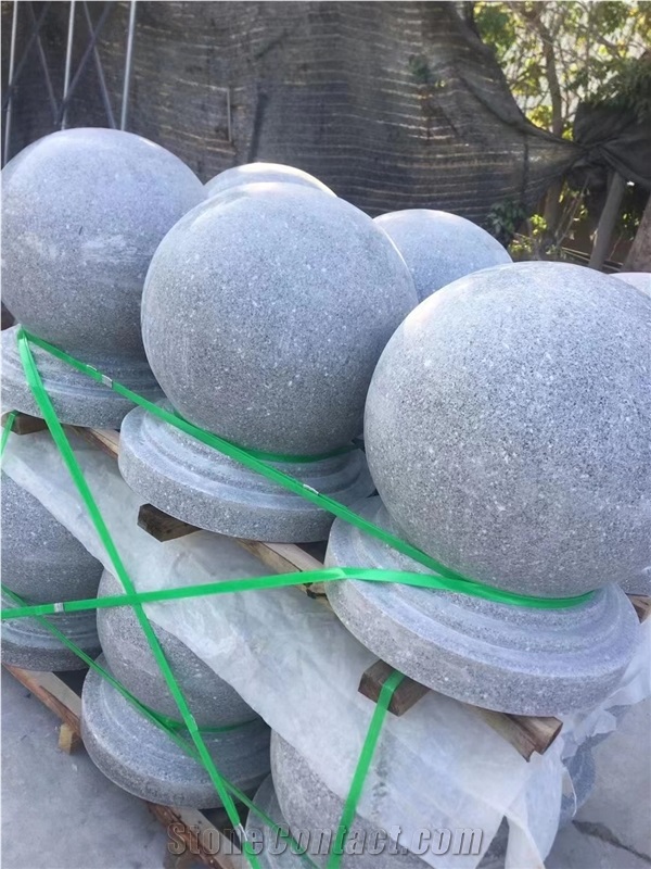 Granite Parking Stone Ball Roadblock Ball Parking Obstacle