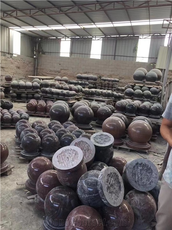 Granite Parking Stone Ball Roadblock Ball Parking Obstacle