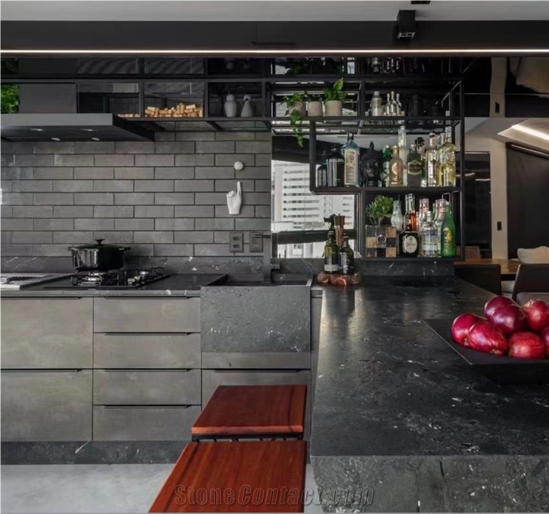 Negresco Quartzite Black Slab Tle In China Stone Market