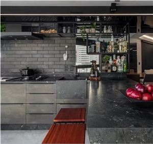 Negresco Quartzite Black Slab Tle In China Stone Market