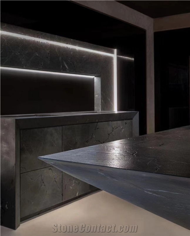 Negresco Quartzite Black Slab Tle In China Stone Market