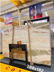 Rainbow Onyx Persian Colorful Onix Slab In China Market
