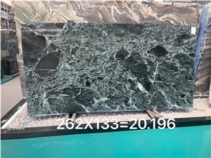 Verde Alpi Scuro Veryt Des Alpes Nicolaus Verdi Marble Slab Verde Alpi Scuro Veryt Des Alpes Nicolaus Verdi Marble Slab