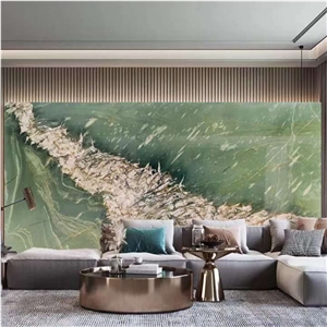 Amazon Green Natural Granite Background Wall
