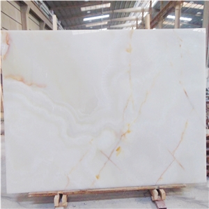 Golden Cloud Marble White Marble Slabs