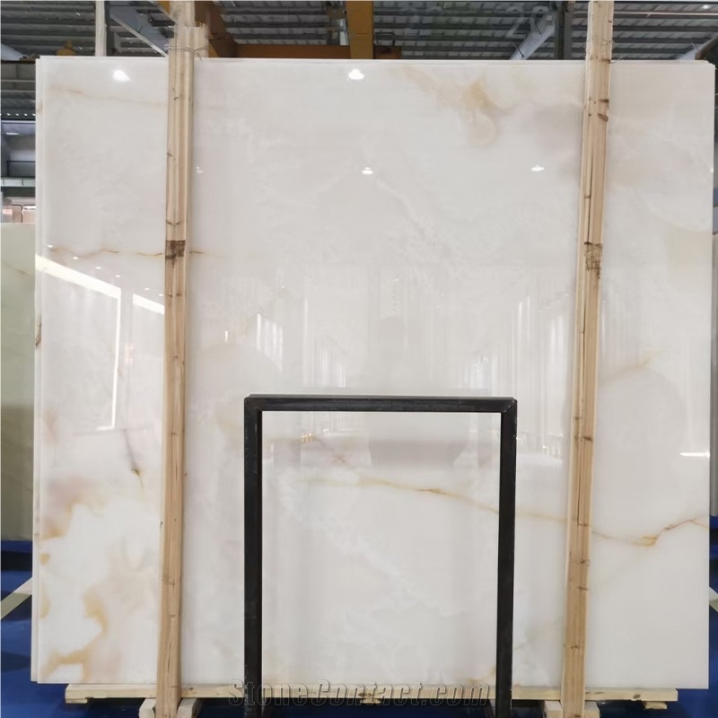 Golden Cloud Marble White Marble Slabs
