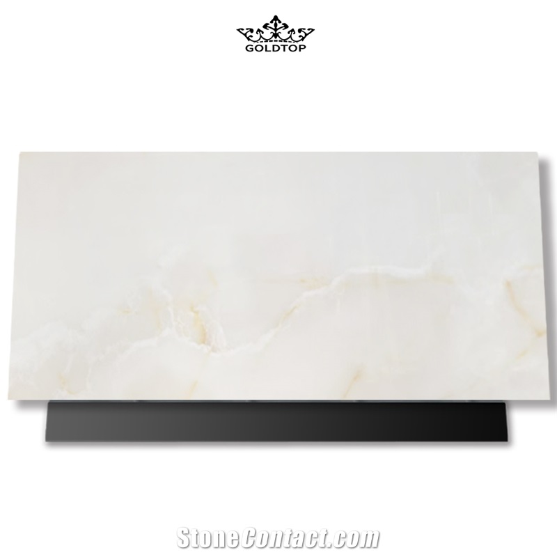 Golden Cloud Marble White Marble Slabs