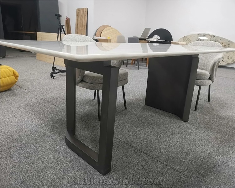 Polished Cary Ice Marble Slabs