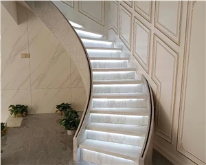 Polished Cary Ice Marble Slabs