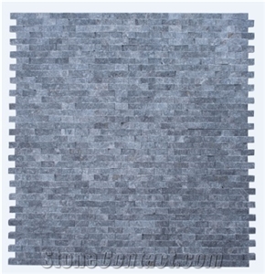 Olive Black Marble Splitface Mosaic