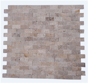 Rustic Travertine Splitface Mosaic