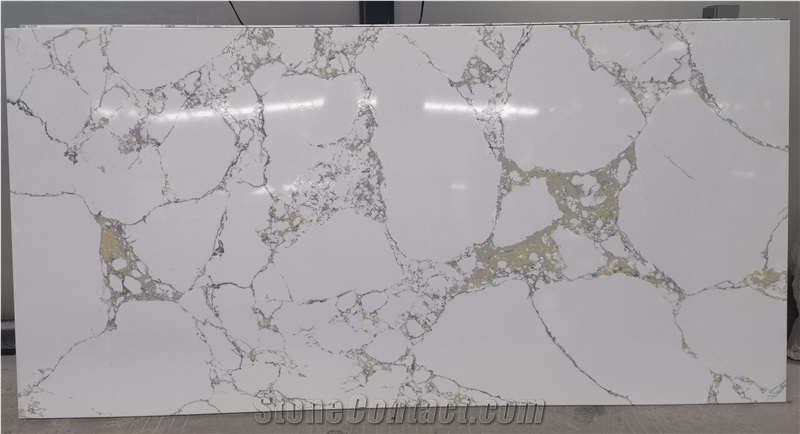 Calacatte Gold Quartz Slabs