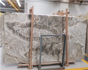 A Grade Luxury Polished Red Dragon Jade Onyx Slabs