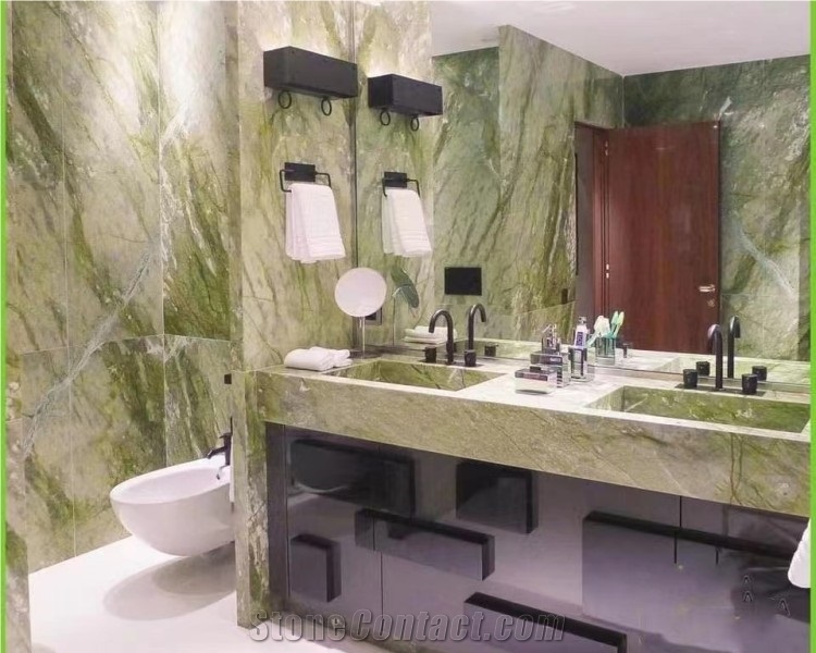 Dandong Green Marble Natural Luxury Stone Table