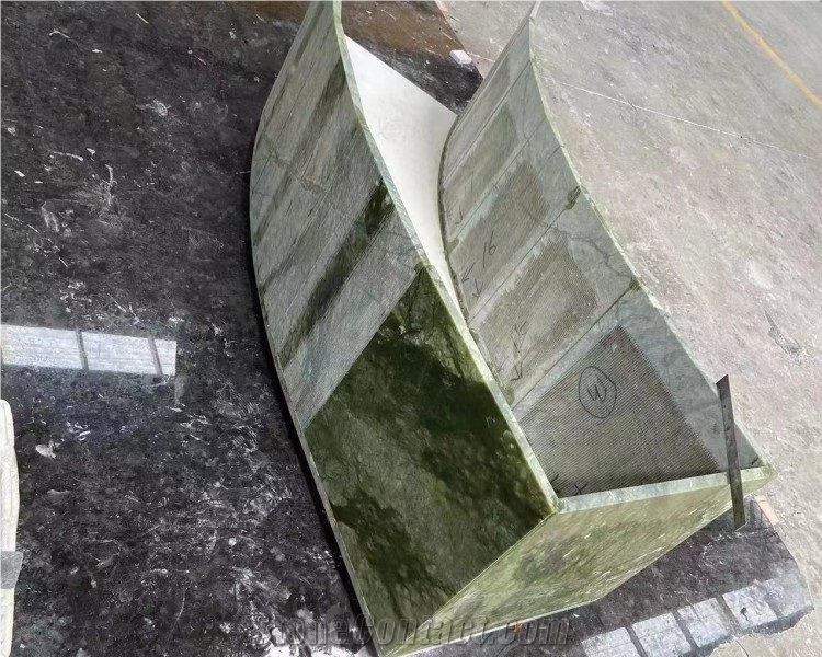 Dandong Green Marble Natural Luxury Stone Table