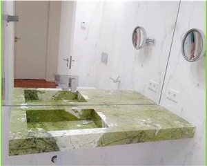Dandong Green Marble Natural Luxury Stone Table