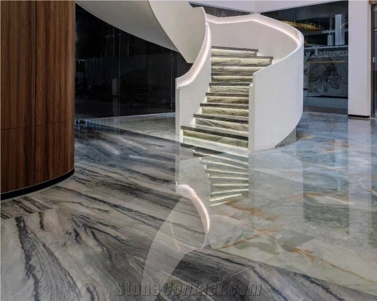 Natural Misty Rain Quartzite Slabs