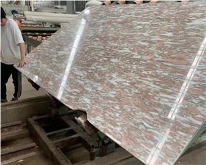 Natural Pink Norwegian Rose Marble Slabs Tiles Floor Wall